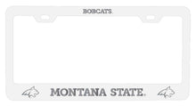 Load image into Gallery viewer, Montana State Bobcats NCAA Laser-Engraved Metal License Plate Frame - Choose Black or White Color
