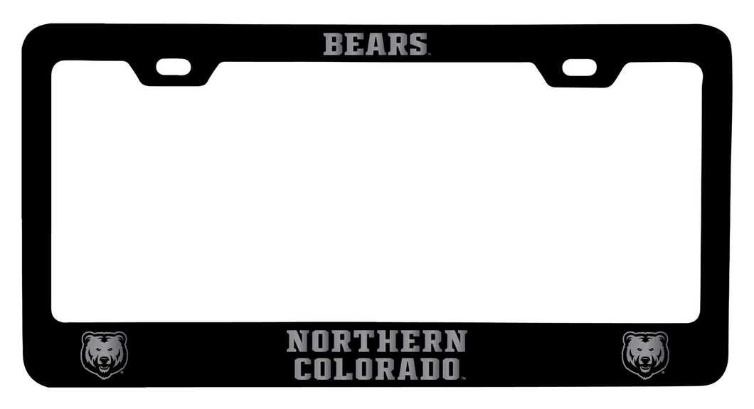 Northern Colorado Bears NCAA Laser-Engraved Metal License Plate Frame - Choose Black or White Color