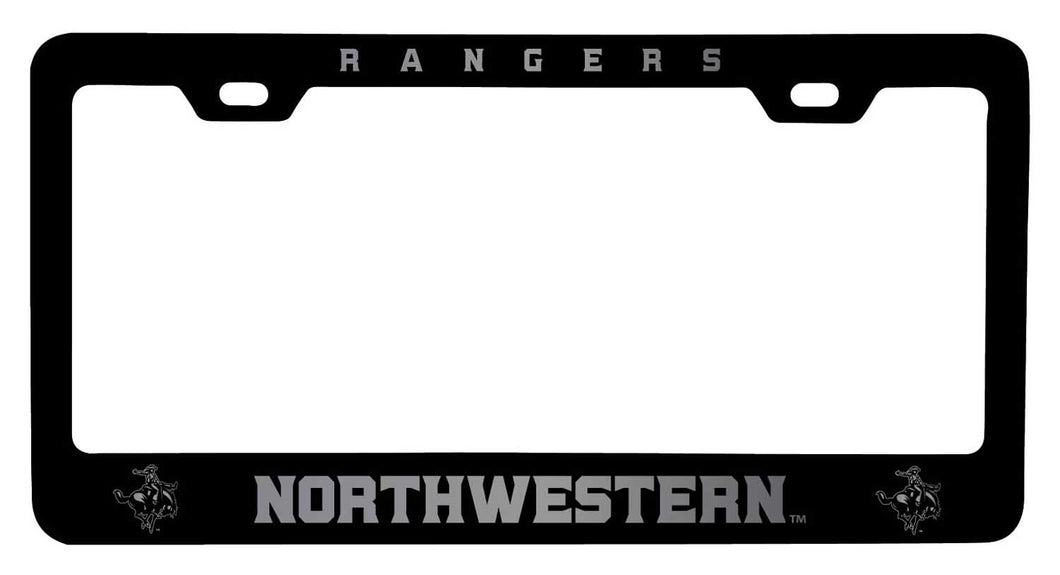 Northwestern Oklahoma State University NCAA Laser-Engraved Metal License Plate Frame - Choose Black or White Color