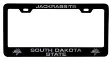 Load image into Gallery viewer, South Dakota State Jackrabbits NCAA Laser-Engraved Metal License Plate Frame - Choose Black or White Color
