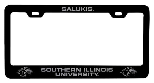 Southern Illinois Salukis NCAA Laser-Engraved Metal License Plate Frame - Choose Black or White Color