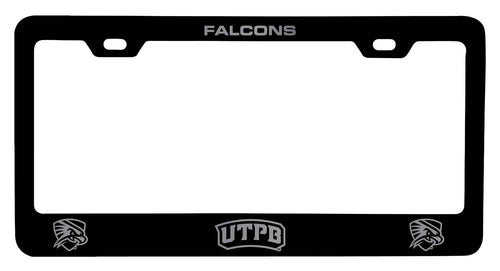 University of Texas of the Permian Basin NCAA Laser-Engraved Metal License Plate Frame - Choose Black or White Color
