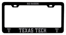 Load image into Gallery viewer, Texas Tech Choose Your Color Raiders Laser Engraved Metal License Plate Frame - Choose Your Color

