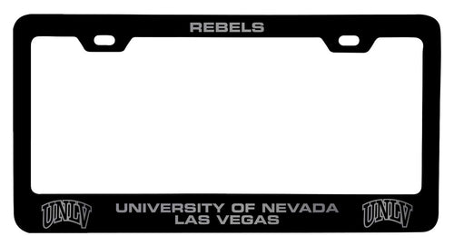 UNLV Rebels NCAA Laser-Engraved Metal License Plate Frame - Choose Black or White Color