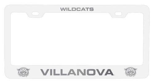 Villanova Wildcats NCAA Laser-Engraved Metal License Plate Frame - Choose Black or White Color