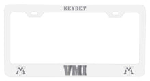 Load image into Gallery viewer, VMI Keydets NCAA Laser-Engraved Metal License Plate Frame - Choose Black or White Color
