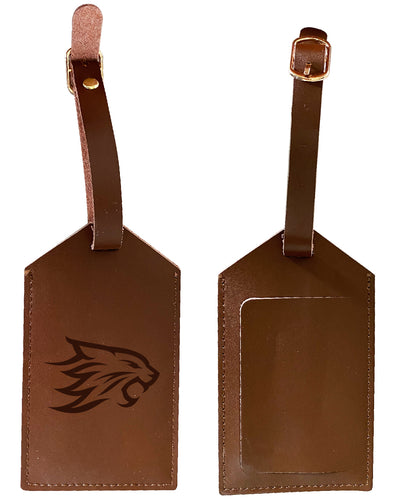 Elegant California State University, Chico NCAA Leather Luggage Tag with Engraved Logo