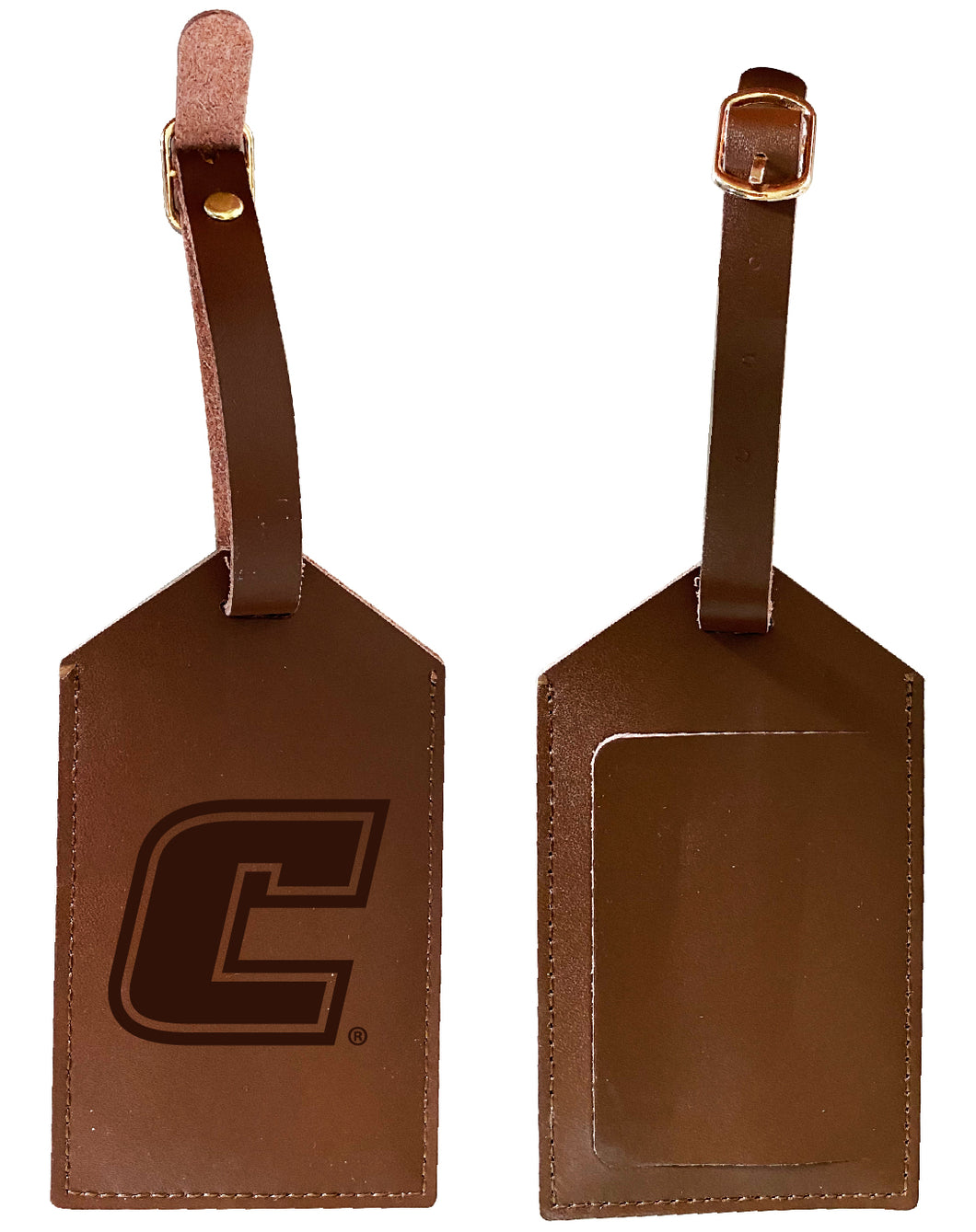 Elegant University of Tennessee at Chattanooga NCAA Leather Luggage Tag with Engraved Logo