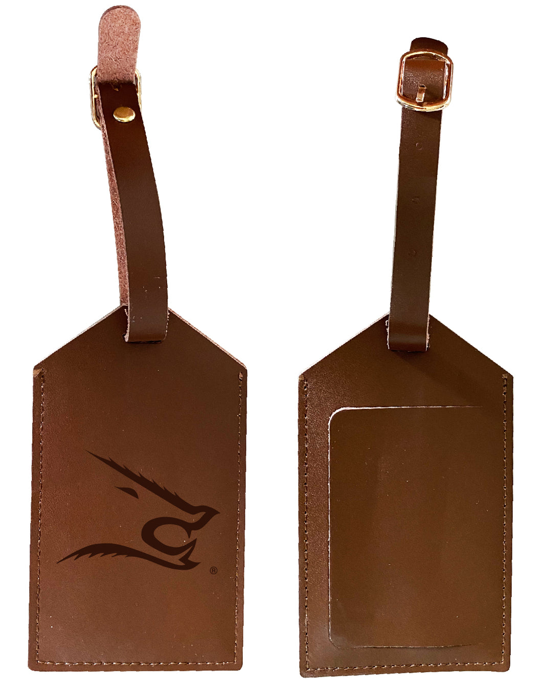 Elegant Texas A&M Kingsville Javelinas NCAA Leather Luggage Tag with Engraved Logo