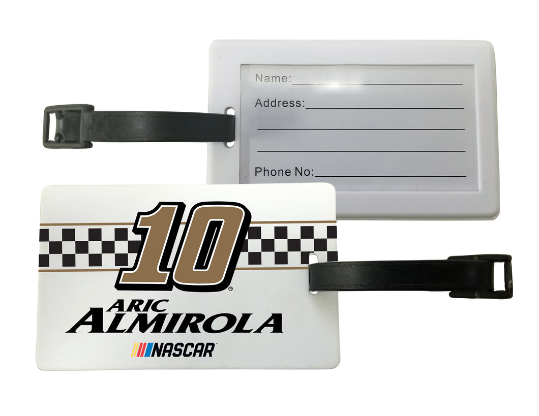 R and R Imports, Inc Aric Almirola #10 Luggage Tag 2-Pack New for 2020
