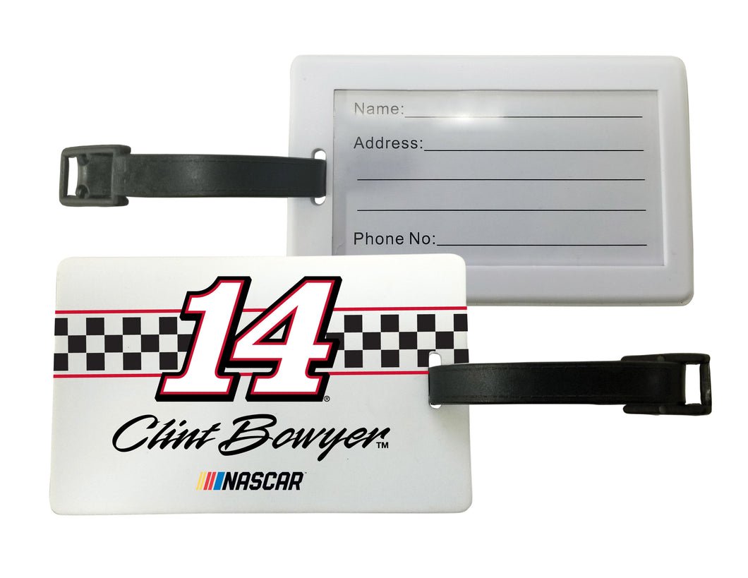 R and R Imports, Inc Clint Bowyer #14 Luggage Tag 2-Pack New for 2020