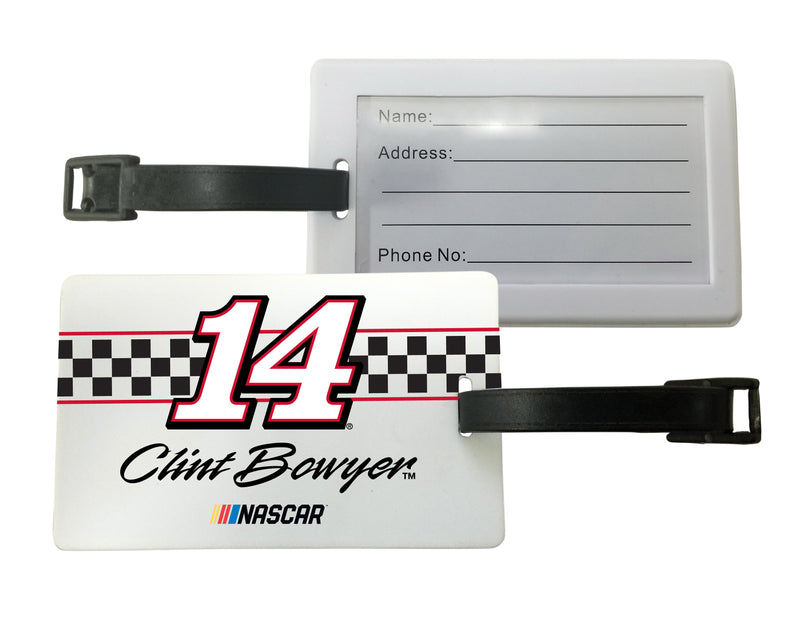 R and R Imports, Inc Clint Bowyer #14 Luggage Tag 2-Pack New for 2020