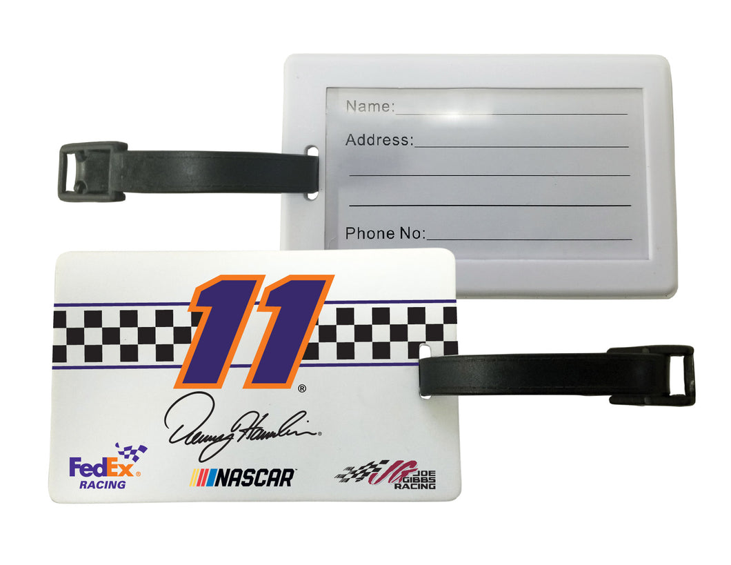 R and R Imports, Inc Denny Hamlin #11 Luggage Tag 2-Pack New for 2020