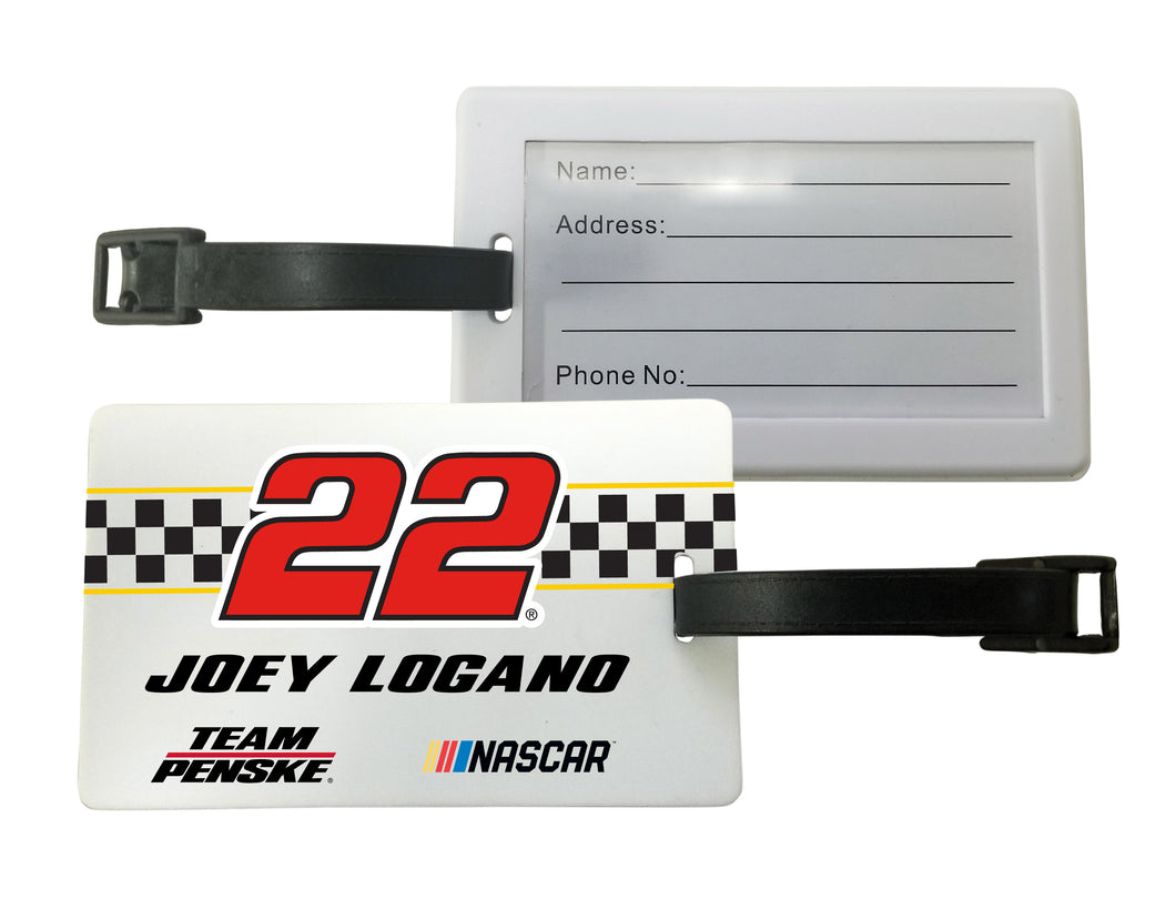 R and R Imports, Inc Joey Logano #22 Luggage Tag 2-Pack New for 2020