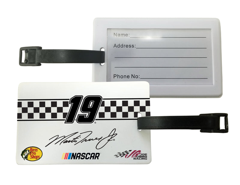 R and R Imports, Inc Martin Truex #19 Luggage Tag 2-Pack New for 2020