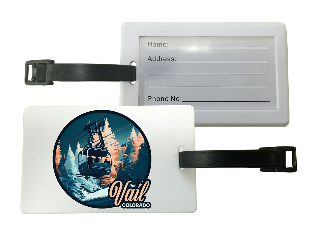 Vail Colorado Design C Souvenir Luggage Tag