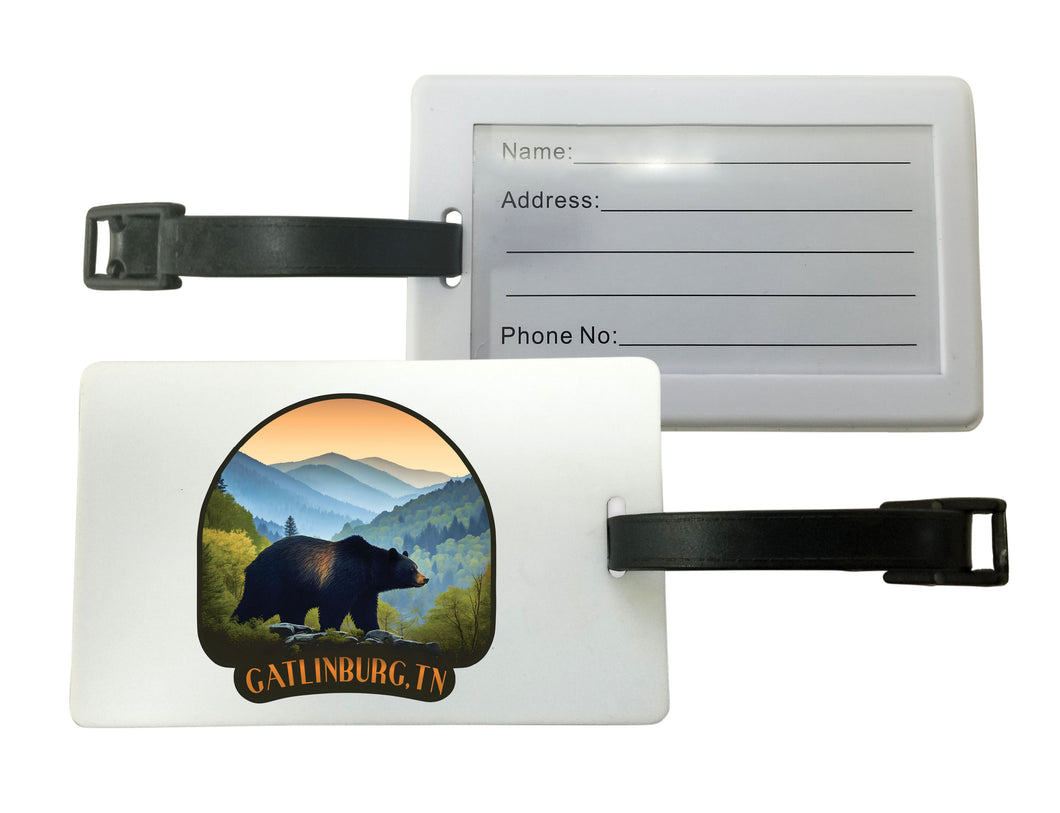 Gatlinburg Tennessee Souvenir Luggage Tag 2-Pack