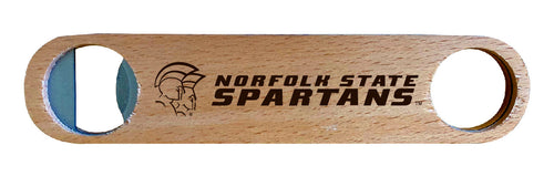 Norfolk State University NCAA Elegant Laser-Etched Wooden Bottle Opener - Collegiate Bar Accessory
