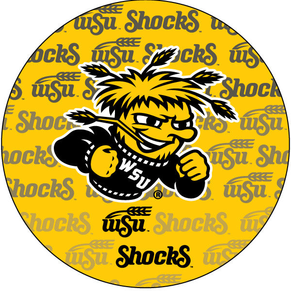 Wichita State Shockers 4 Inch Round Word Magnet