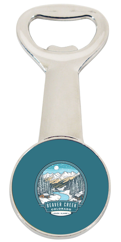 Beaver Creek Colorado Souvenir  Magnetic Bottle Opener