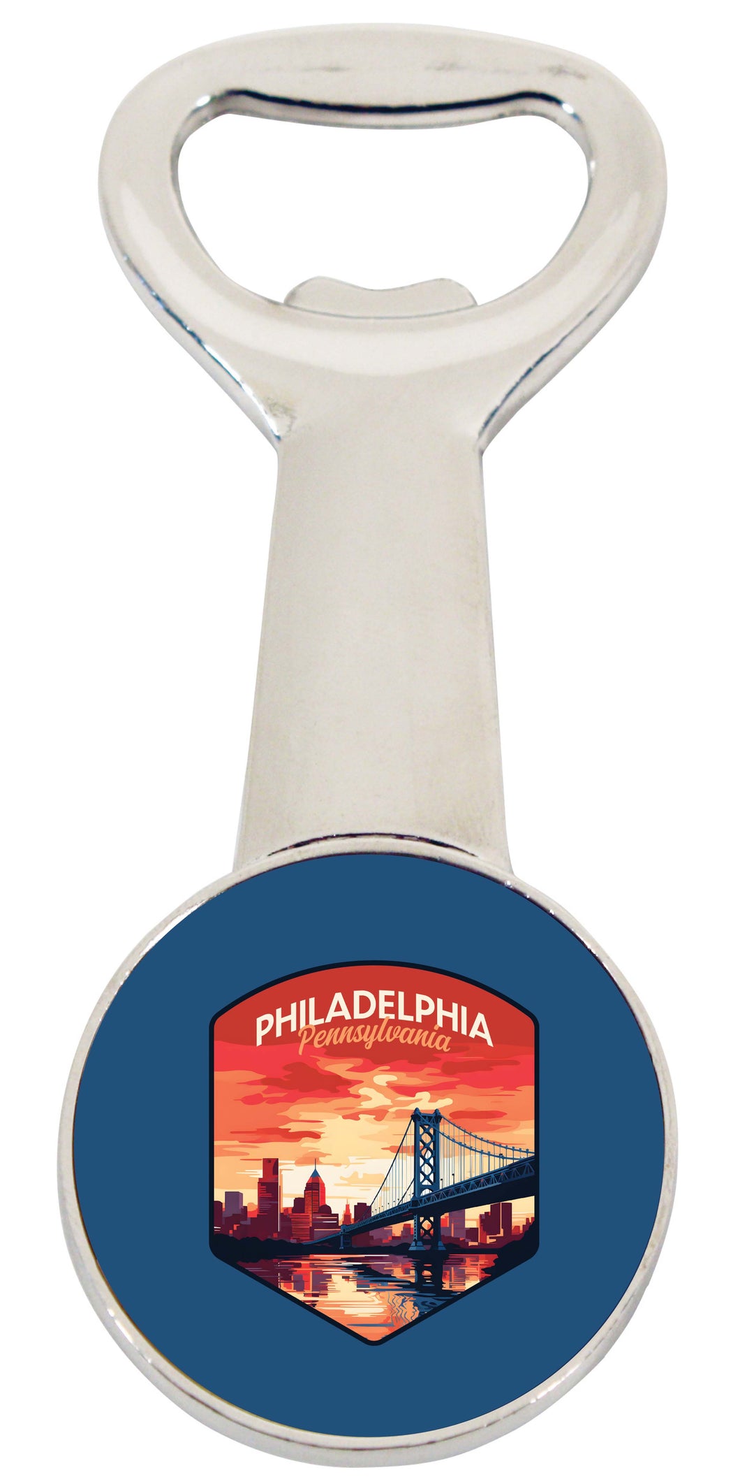 Philadelphia Pennsylvania Design B Souvenir  Magnetic Bottle Opener