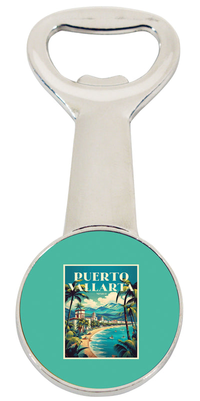 Puerto Vallarta Mexico Souvenir  Magnetic Bottle Opener