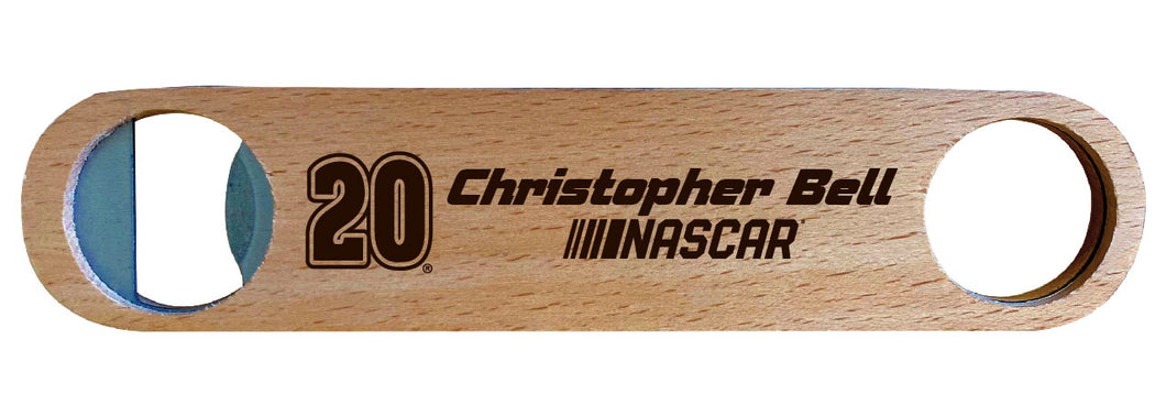 #20 Christopher Bell Laser Engraved Wooden Bottle Opener