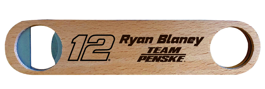 #12 Ryan Blaney Laser Engraved Wooden Bottle Opener