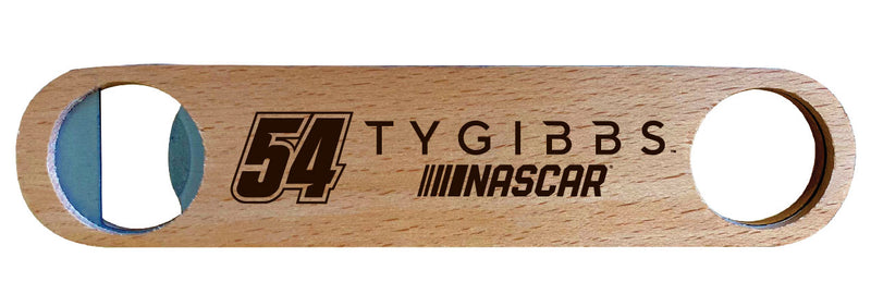 #54 Ty Gibbs Laser Engraved Wooden Bottle Opener