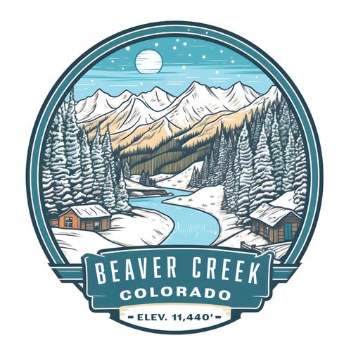 Beaver Creek Colorado B Exclusive Destination Fridge Decor Magnet Featuring Gorgeous Design, perfect for home décor, gift or collector's item