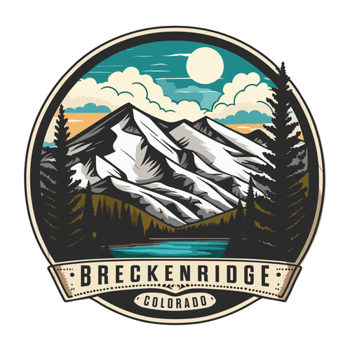 Breckenridge Colorado A Exclusive Destination Fridge Decor Magnet Featuring Gorgeous Design, perfect for home décor, gift or collector's item
