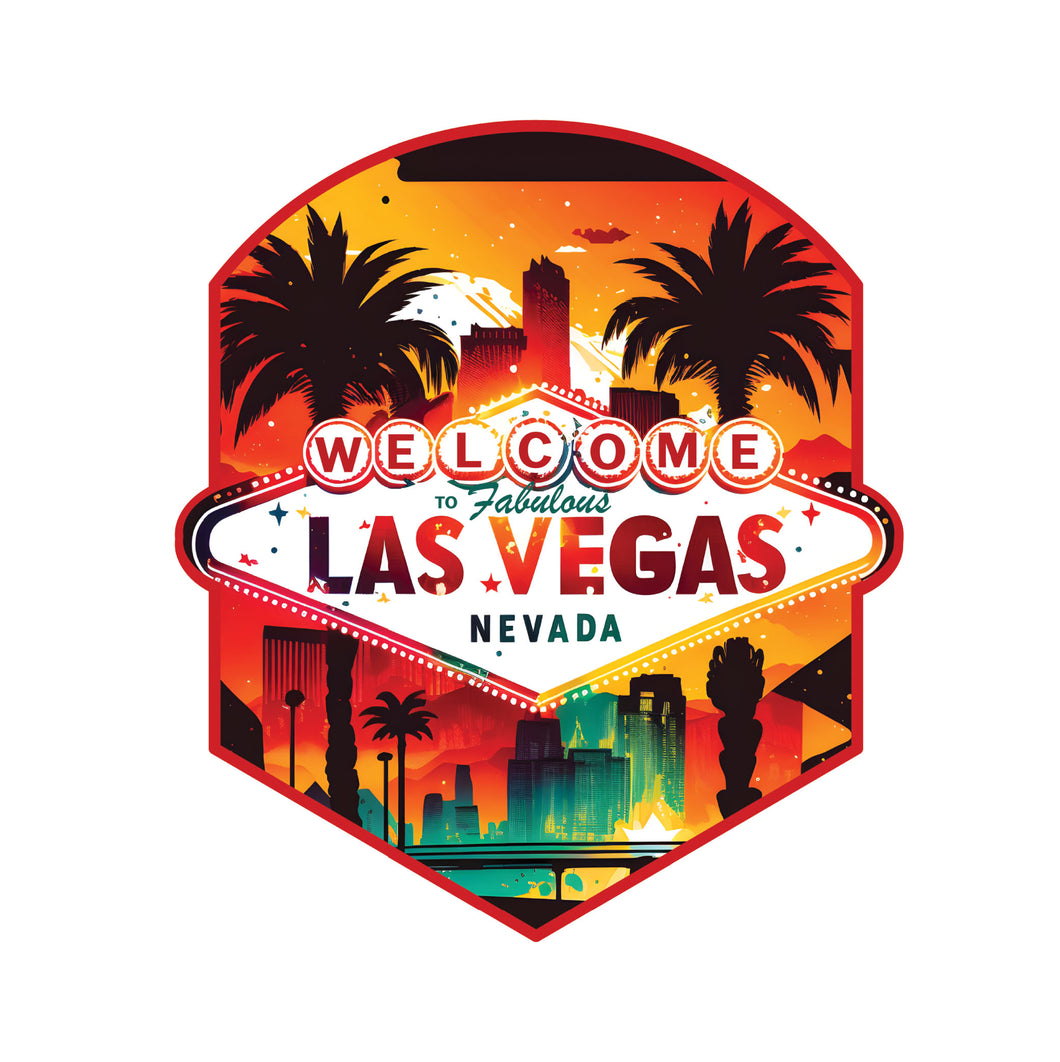 Las Vegas Nevada A Exclusive Destination Fridge Decor Magnet Featuring Gorgeous Design, perfect for home décor, gift or collector's item