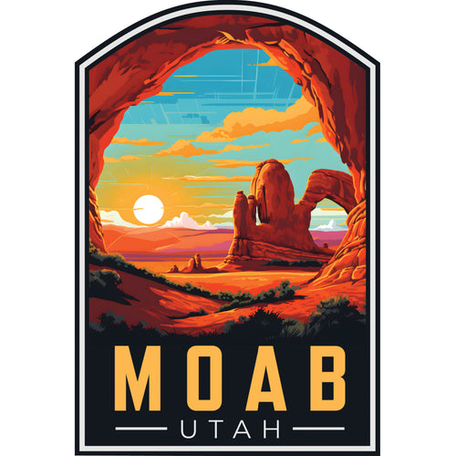 Moab Utah C Exclusive Destination Fridge Decor Magnet Featuring Gorgeous Design, perfect for home décor, gift or collector's item