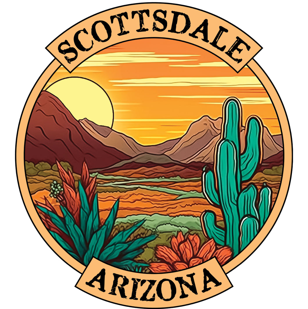 Scottsdale Arizona A Exclusive Destination Fridge Decor Magnet Featuring Gorgeous Design, perfect for home décor, gift or collector's item