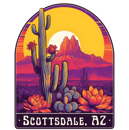 Scottsdale Arizona B Exclusive Destination Fridge Decor Magnet Featuring Gorgeous Design, perfect for home décor, gift or collector's item