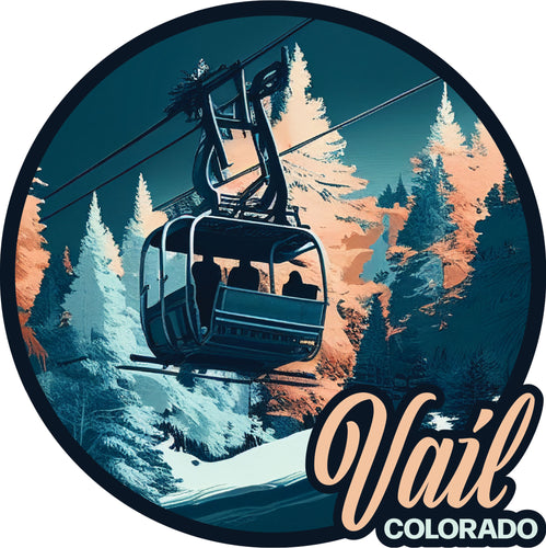 Vail Colorado C Exclusive Destination Fridge Decor Magnet Featuring Gorgeous Design, perfect for home décor, gift or collector's item