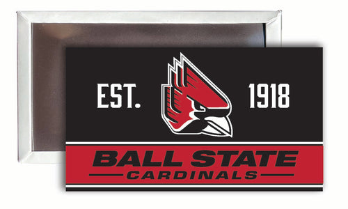 Ball State University  2x3-Inch NCAA Vibrant Collegiate Fridge Magnet - Multi-Surface Team Pride Accessory 4-Pack