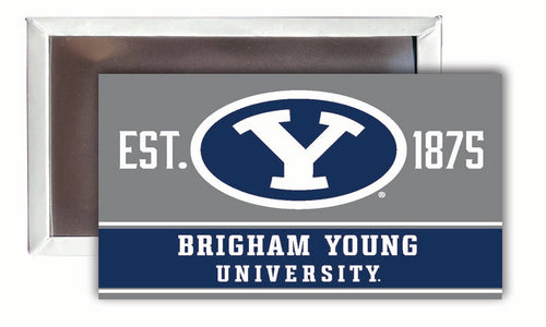 Brigham Young Cougars  2x3-Inch NCAA Vibrant Collegiate Fridge Magnet - Multi-Surface Team Pride Accessory 4-Pack