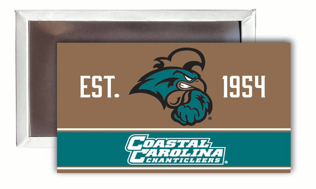 Coastal Carolina University  2x3-Inch NCAA Vibrant Collegiate Fridge Magnet - Multi-Surface Team Pride Accessory 4-Pack