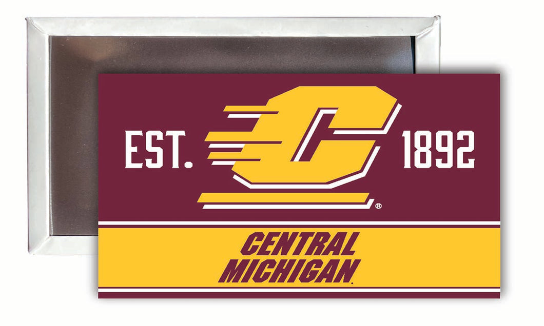 Central Michigan University  2x3-Inch NCAA Vibrant Collegiate Fridge Magnet - Multi-Surface Team Pride Accessory 4-Pack
