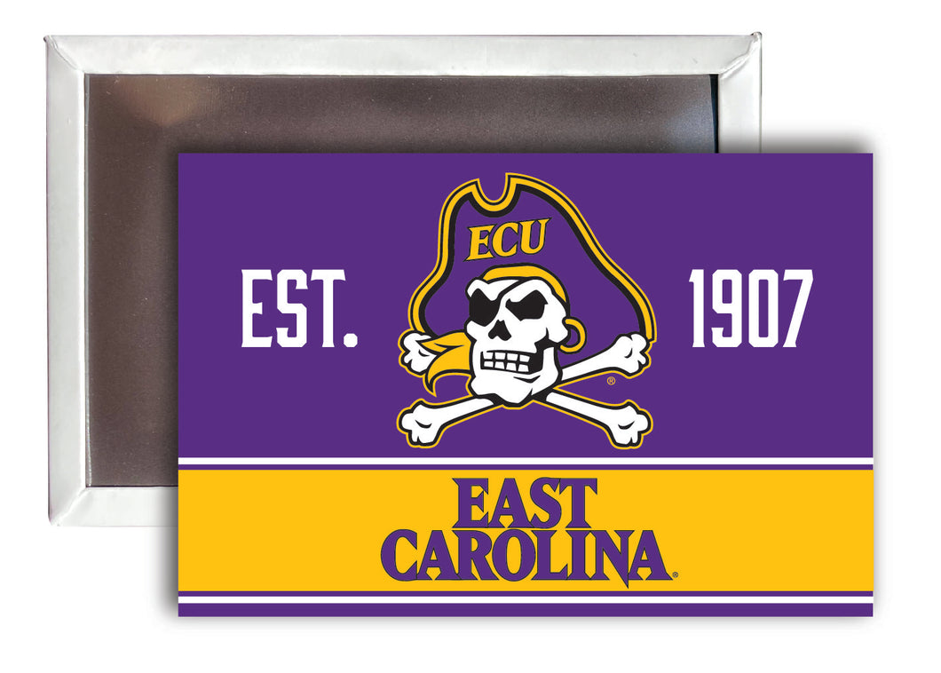East Carolina Pirates  2x3-Inch NCAA Vibrant Collegiate Fridge Magnet - Multi-Surface Team Pride Accessory Single Unit
