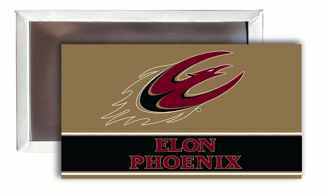 Elon University  2x3-Inch NCAA Vibrant Collegiate Fridge Magnet - Multi-Surface Team Pride Accessory 4-Pack