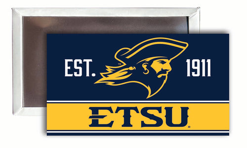 East Tennessee State University  2x3-Inch NCAA Vibrant Collegiate Fridge Magnet - Multi-Surface Team Pride Accessory 4-Pack