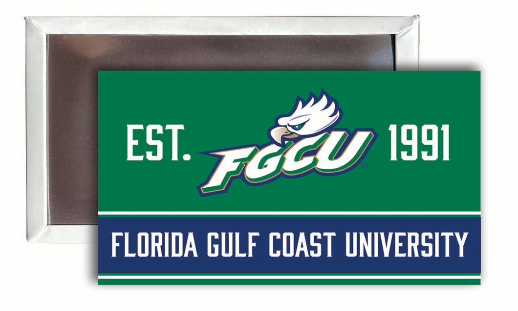 Florida Gulf Coast Eagles  2x3-Inch NCAA Vibrant Collegiate Fridge Magnet - Multi-Surface Team Pride Accessory 4-Pack
