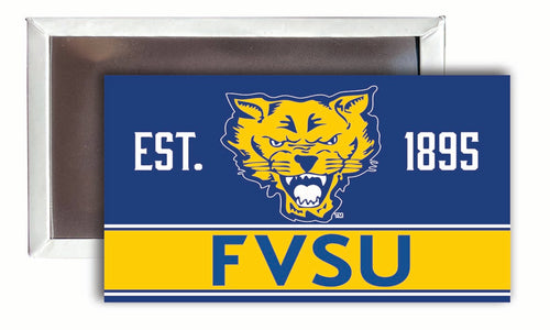 Fort Valley State University  2x3-Inch NCAA Vibrant Collegiate Fridge Magnet - Multi-Surface Team Pride Accessory 4-Pack