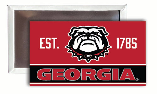 Georgia Bulldogs  2x3-Inch NCAA Vibrant Collegiate Fridge Magnet - Multi-Surface Team Pride Accessory 4-Pack
