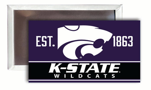 Kansas State Wildcats  2x3-Inch NCAA Vibrant Collegiate Fridge Magnet - Multi-Surface Team Pride Accessory 4-Pack