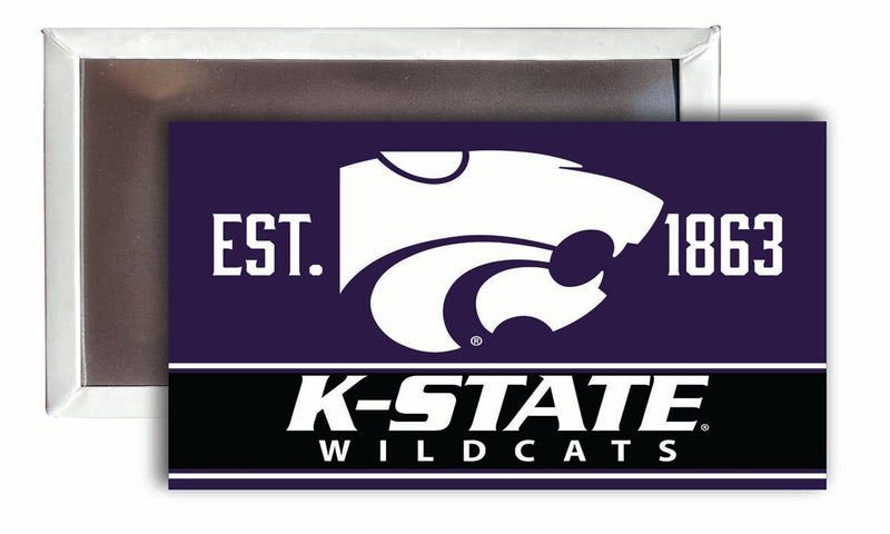 Kansas State Wildcats  2x3-Inch NCAA Vibrant Collegiate Fridge Magnet - Multi-Surface Team Pride Accessory 4-Pack