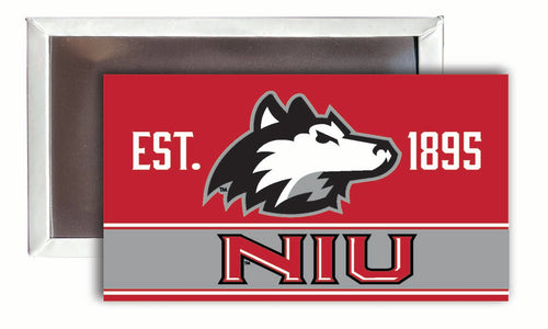 Northern Illinois Huskies  2x3-Inch NCAA Vibrant Collegiate Fridge Magnet - Multi-Surface Team Pride Accessory 4-Pack