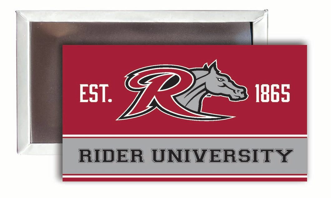 Rider University Broncs  2x3-Inch NCAA Vibrant Collegiate Fridge Magnet - Multi-Surface Team Pride Accessory 4-Pack